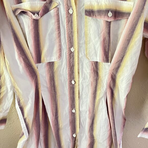 Isabel Marant Etoile Jady Striped Collared Shirt Dress - Picture 4 of 13